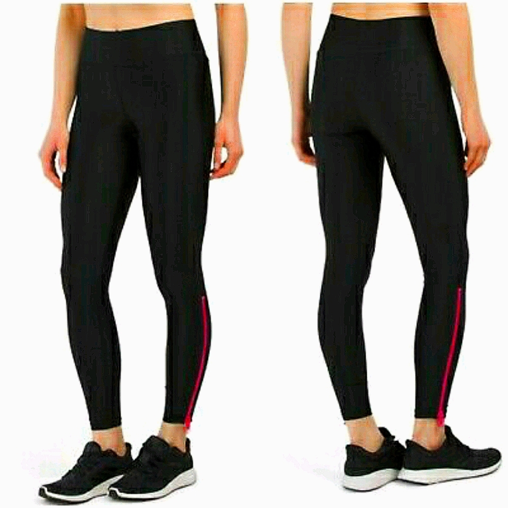 TEREZ Pink Zipper Leggings